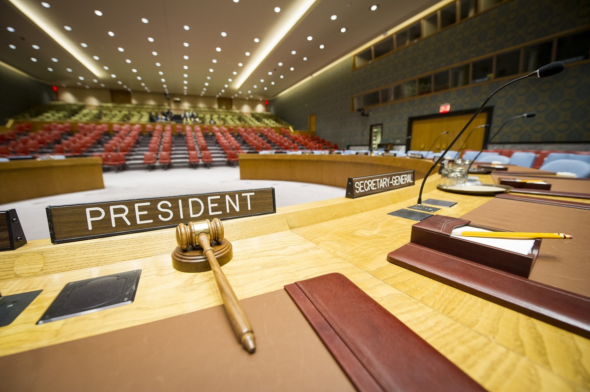 UN Security Council chamber